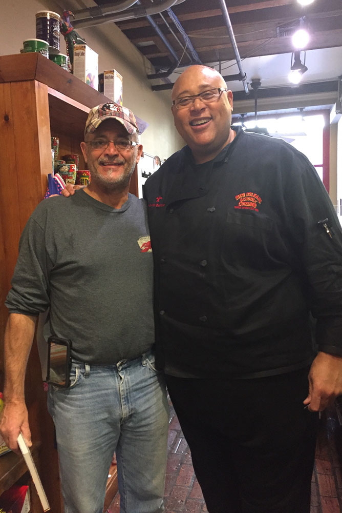Mark Hicks and Chef Kevin Belton