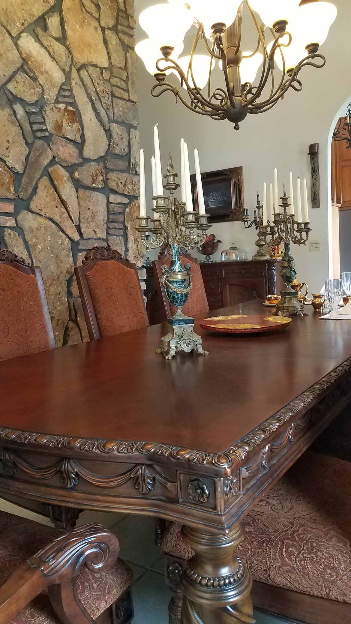 Tuscan Manor Dining Room Table